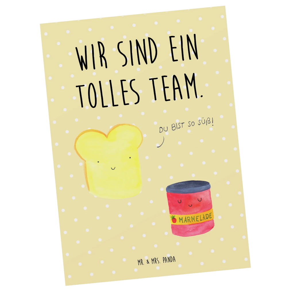 Postcard toast jam Einladungskarte, Ansichtskarte, Geburtstagskarte, Grußkarte, Dankeskarte, Einladung, Karte, Einladungskarten Geburtstag, Einladung Geburtstag, Ansichtskarten, Geschenkkarte, Postkarte, Tiermotive, Gute Laune, lustige Sprüche, Tiere, süß, Küche Spruch, süße Postkarte, Frühstück Einladung, Küche Deko, Brot, Toastbrot, Dreamteam, Toast, Marmelade