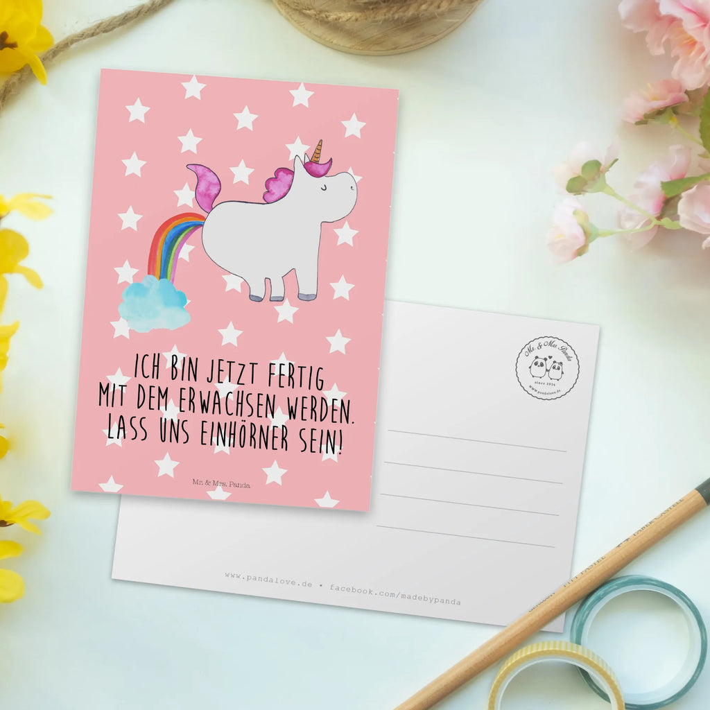 Postcard unicorn fart Grußkarte, Ansichtskarten, Karte, Einladung Geburtstag, Dankeskarte, Ansichtskarte, Einladungskarte, Postkarte, Einladungskarten Geburtstag, Einladung, Geburtstagskarte, Geschenkkarte, Einhorn, Einhörner, Einhorn Deko, Unicorn, Freundin, Erwachsenwerden, Einhornpower, Spaß, lustig, Regenbogen, Glitzer, Pups