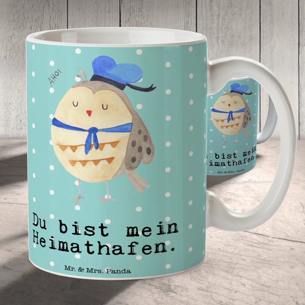 Tasse Eule Matrose Kakaotasse, Kaffeepott, kaffeebecher keramik, Frühstückstasse, Teebecher, Geschenktasse, Trinktasse, Becher, Bedruckte Tasse, Motivtasse, kaffeetasse bedruckt, Tasse mit Spruch, Keramikbecher, Bürobecher, kaffeetasse keramik, Tasse mit Motiv, tasse für büro, Bürotasse, Designtasse, Frühstücksbecher, Trinkbecher, statement tasse, Henkelbecher, kaffeebecher bedruckt, Pott, Henkeltasse, tasse für kaffee, Kaffeebecher, heißgetränkebecher, milchkaffeetasse, Teepott, haferl, Keramiktasse, Tasse, Teetasse, Coffee Mug, Kaffeetasse, design tasse, Dekotasse, schöne tasse, Sprüchetasse, hochwertige tasse, Mug, Eule, Wortspiel Lustig, Heimathafen, Owl, Hochzeitstag Geschenk, Eule Deko, Eule Spruch, Ehe, Freundin, Seefahrer, Matrose
