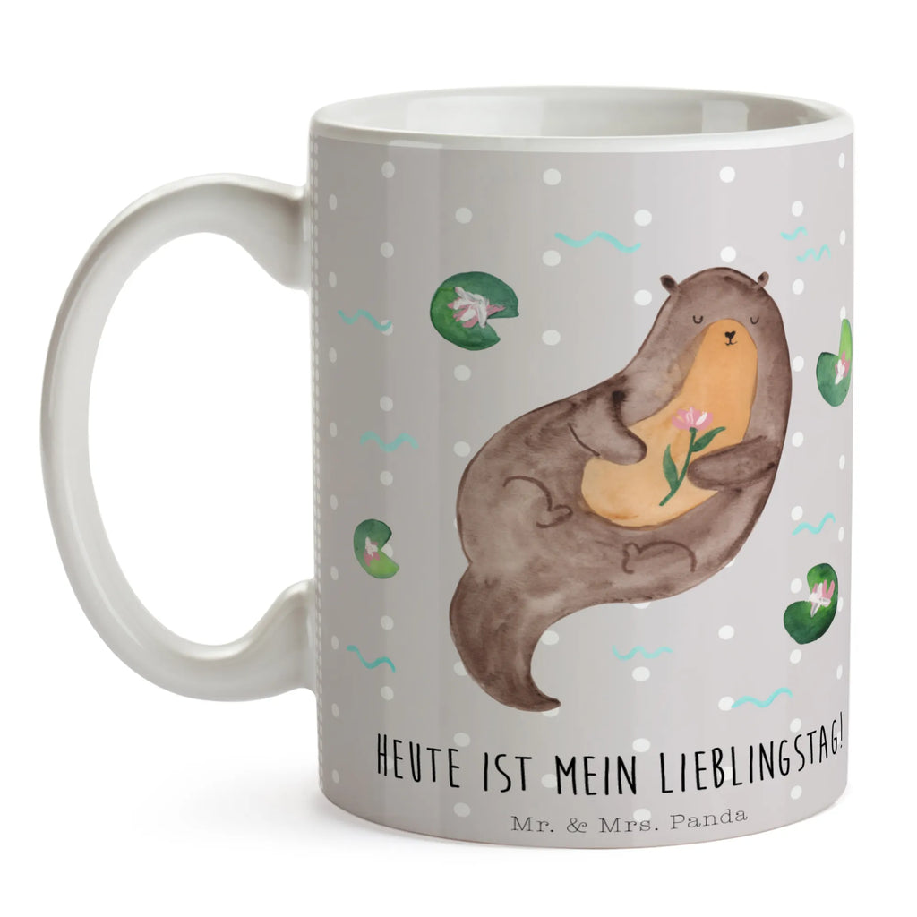 Mug otter Water Lily coffee mug, custom mug, office mug, personalized mug, mug with designs, porcelain mug, mug with quotes, mug, ceramic mug, latte mug, tea mug, gift mug, novelty mug, otter, marten, sea otter, European otter, water mammal, aquatic animal, baby otter, predator, water, otter gifts, animal lover, gift ideas for animal lovers, animal, mammal, water animal, gifts for people in love