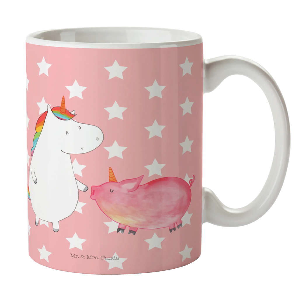 Kubek jednorożec świnia Tasse, Tasse mit Motiven, Geschenktasse, Porzellantasse, Kaffeetasse, Bürotasse, Teetasse, Keramiktasse, Tasse mit Zitaten, Einhorn, Einhörner, Einhorn Deko, Unicorn, Schweinchen, Schwein, Schweinhorn, Freundschaft, Freundin