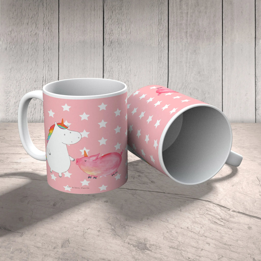 Kubek jednorożec świnia Tasse, Tasse mit Motiven, Geschenktasse, Porzellantasse, Kaffeetasse, Bürotasse, Teetasse, Keramiktasse, Tasse mit Zitaten, Einhorn, Einhörner, Einhorn Deko, Unicorn, Schweinchen, Schwein, Schweinhorn, Freundschaft, Freundin