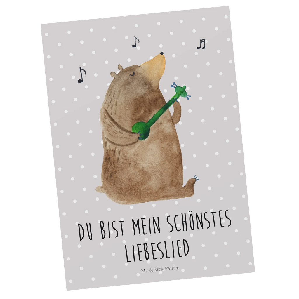 Postkarte Bär Lied Postkarte, Dankeskarte, Ansichtskarten, Einladung Geburtstag, Ansichtskarte, Karte, Grußkarte, Einladungskarte, Einladung, Geburtstagskarte, Geschenkkarte, Einladungskarten Geburtstag, Bär, Teddy, Teddybär, Partner, Liebe, Spruch, Valentine, Liebeslied, Bärchen, Lied, Valentinstag, Frau, Geschenk, Bear, Song, Herz, Freundin