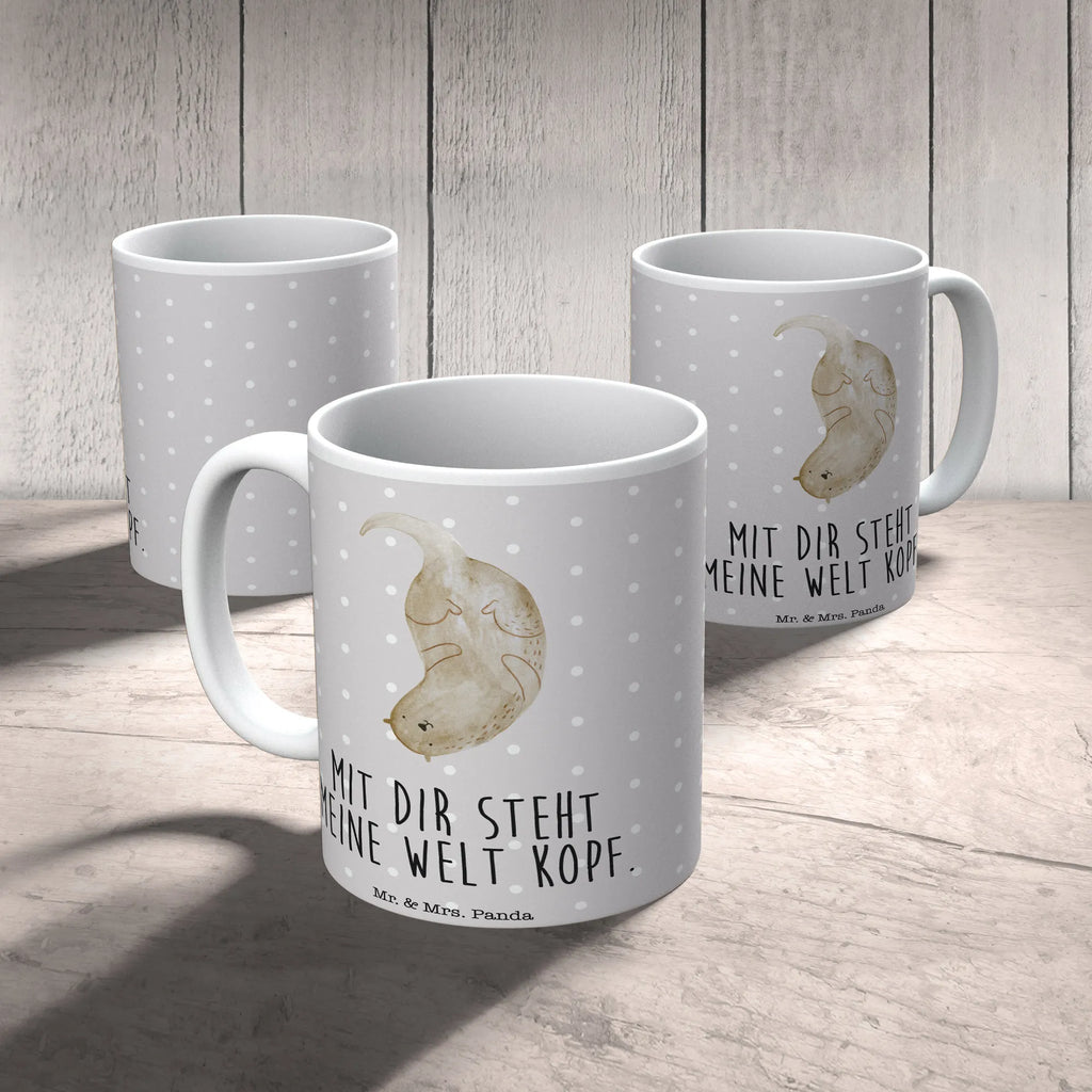 Mug otter upside down porcelain mug, mug with designs, coffee mug, ceramic mug, personalized mug, office mug, custom mug, mug with quotes, mug, gift mug, tea mug, latte mug, novelty mug, otter, marten, sea otter, European otter, water mammal, aquatic animal, baby otter, predator, water, otter gifts, animal lover, gift ideas for animal lovers, animal, mammal, water animal, gifts for people in love, Otter Sea Otter Lake Otter