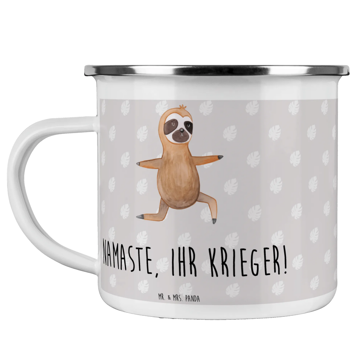 Camping Emaille Tasse Faultier Yoga Kaffeepott, Outdoor Tasse, wanderbecher, Emaille Tasse, emaillebecher, Haferl, Reisebecher, Outdoor Becher, Motivtasse, Teebecher, outdoortasse, Campingtasse, wandertasse, blechbecher, Campingbecher, Tasse Emaille, Teetasse, Blechtasse, reisetasse, Emaille Becher, becher emaille, Pott, Emailletasse, metallbecher, Faultier, Faultier Geschenk, Faultier Deko, faul, Yogaübungen, Faultiere, Lieblingstier, Namaste, Entspannung, Gelassenheit, Atmung, Krieger, Meditation, Yoga