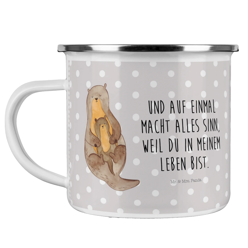 Kempingowy kubek emaliowany wydra dziecko emaillebecher, reisetasse, Pott, Emaille Becher, Teebecher, Kaffeebecher, becher emaille, blechbecher, Tasse Emaille, Blechtasse, metallbecher, Campingtasse, Teetasse, Reisebecher, Campingbecher, Emailletasse, Trinkbecher, Tasse, Emaille Tasse, Becher, wandertasse, Kaffeetasse, Metalltasse, wanderbecher, Otter, Seeotter, Fischotter, Otter Seeotter See Otter