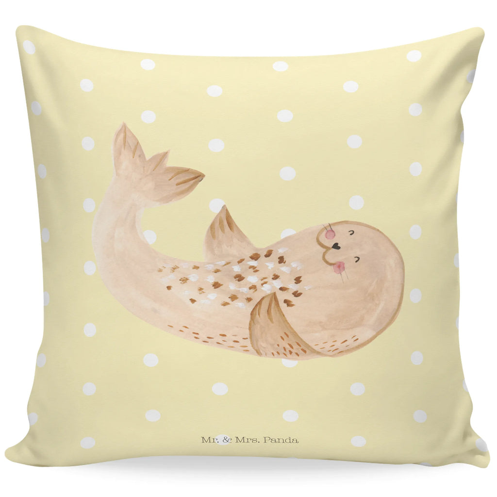 40x40 poduszka foka Leżeć Motywy zwierzęce, dobra energia, zabawne powiedzonka, zwierzęta