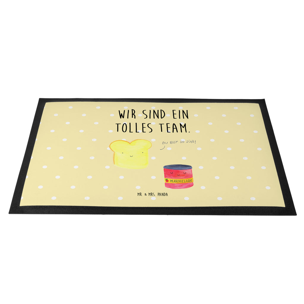Fußmatte Toast & Marmelade Fußabstreifer außen, Sauberlaufmatte, Türmatte, Fußabtreter, Schmutzfangmatte waschbar, Fußmatte outdoor, Gummi Matte, Schmutzmatte, Fußabstreifer, Vorleger, Matte, Gummimatte, Fußmatten, Fußmatte waschbar, Fussmatten, Schmutzfangmatte, Eingangsteppich, Fussmatten online, Motivfußmatte, Fußmatte außen wetterfest, Schmutzfangteppich, Fußmatte innen, Fußabtreter außen, Türvorleger, Schmutzfänger, Haustürmatte, Fußmatte außen, Tiermotive, Gute Laune, lustige Sprüche, Tiere, süß, Dreamteam, Küche Deko, Toastbrot, Toast, Frühstück Einladung, Brot, Marmelade, süße Postkarte, Küche Spruch