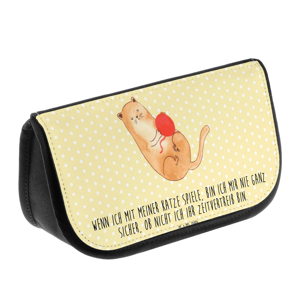 Cosmetics bag Cat Wool Beauty Bag, zubehörtasche, Kulturbeutel, bad tasche, Toilettentasche, Waschbeutel, kosmetiktäschchen, reise kosmetiktasche, beauty case, kosmetik beutel, beauty tasche, Make-Up Bag, Schminktasche, Schminktäschchen, Waschtasche, Necessaire, Beautybag, hygiene tasche, Kulturtasche, reiseschminktasche, Reisenecessaires, Kosmetiktasche, kulturtäschchen, Schminkbeutel, utensilientasche, Organizer Tasche, toilettenbeutel, kleines Täschchen, Katzenmotiv, Katzenfan, Katzendeko, Katzenfreund, Katzenliebhaber, Katzenprodukte, Katzenartikel, Katzenaccessoires, Katzensouvenirs, Katzenliebhaberprodukte, Katzenmotive, Katze, Spielen, Haustier, Kater, Wollknäuel, Wolle, Katzenhalter, Cat, Verspielt, Mietze, Katzenbesitzerin, Cats, Katzen, Spiel