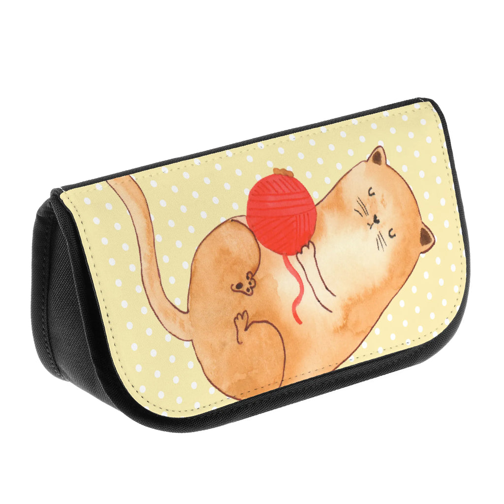 Cosmetics bag Cat Wool Beauty Bag, zubehörtasche, Kulturbeutel, bad tasche, Toilettentasche, Waschbeutel, kosmetiktäschchen, reise kosmetiktasche, beauty case, kosmetik beutel, beauty tasche, Make-Up Bag, Schminktasche, Schminktäschchen, Waschtasche, Necessaire, Beautybag, hygiene tasche, Kulturtasche, reiseschminktasche, Reisenecessaires, Kosmetiktasche, kulturtäschchen, Schminkbeutel, utensilientasche, Organizer Tasche, toilettenbeutel, kleines Täschchen, Katzenmotiv, Katzenfan, Katzendeko, Katzenfreund, Katzenliebhaber, Katzenprodukte, Katzenartikel, Katzenaccessoires, Katzensouvenirs, Katzenliebhaberprodukte, Katzenmotive, Katze, Spielen, Haustier, Kater, Wollknäuel, Wolle, Katzenhalter, Cat, Verspielt, Mietze, Katzenbesitzerin, Cats, Katzen, Spiel