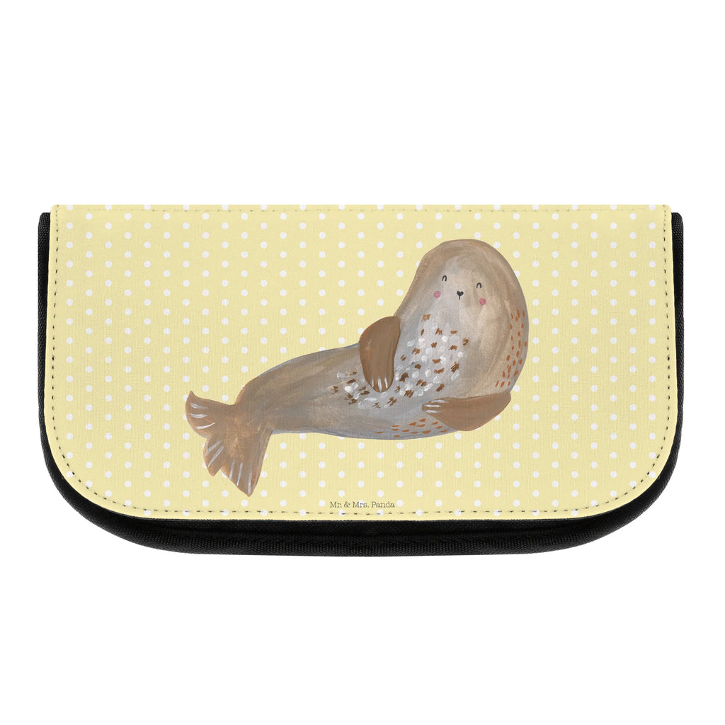 Kosmetyczka foka śmiech kulturtäschchen, reise kosmetiktasche, toilettenbeutel, Kulturbeutel, bad tasche, kleines Täschchen, Waschbeutel, utensilientasche, Schminktäschchen, Beauty Bag, beauty tasche, beauty case, kosmetiktäschchen, zubehörtasche, Make-Up Bag, Schminkbeutel, reiseschminktasche, Kulturtasche, Waschtasche, Kosmetiktasche, Schminktasche, Beautybag, Reisenecessaires, Organizer Tasche, Necessaire, hygiene tasche, Toilettentasche, kosmetik beutel, Tiermotive, Gute Laune, Lustige Sprüche, Tiere, Robbe, Ostsee, Seehund, Strand, Meerestier, Nordsee, Robben