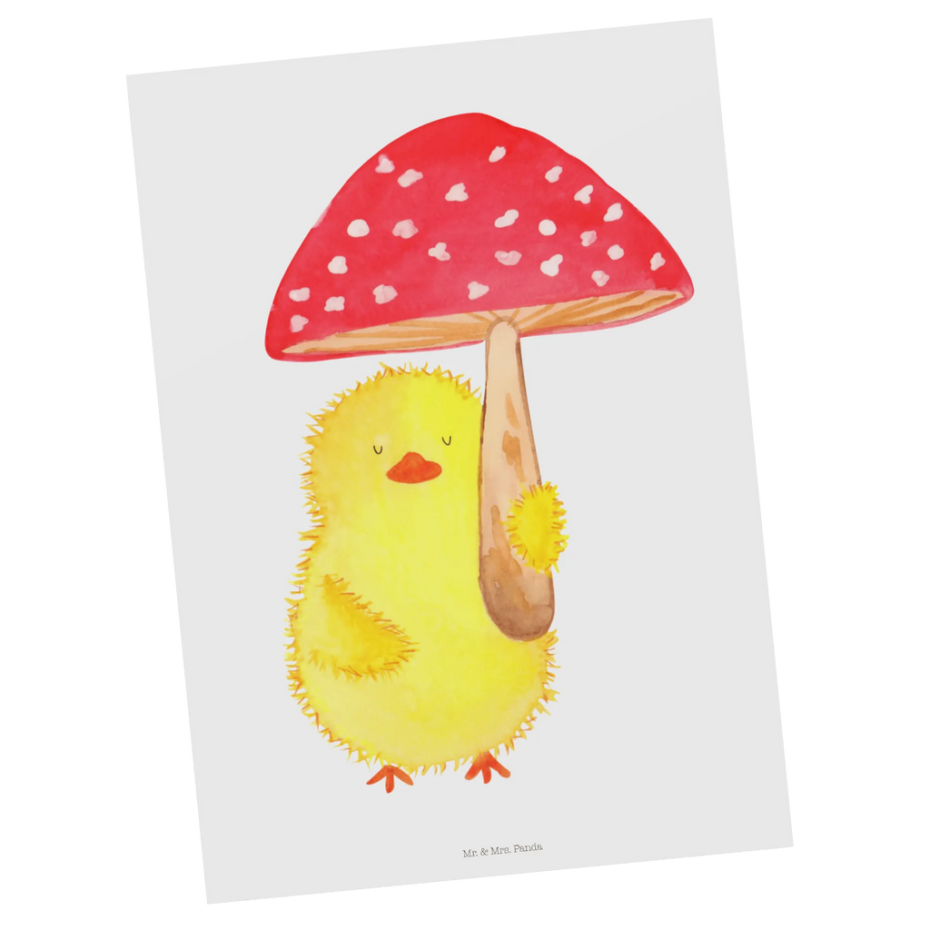 Postcard chick toadstool Geschenkkarte, Einladung, Ansichtskarte, Postkarte, Karte, Einladungskarten Geburtstag, Ansichtskarten, Einladungskarte, Grußkarte, Geburtstagskarte, Dankeskarte, Einladung Geburtstag, Ostern, Osterhase, Ostergeschenke, Osternest, Osterdeko, Geschenke zu Ostern, Ostern Geschenk, Ostergeschenke Kinder, Ostern Kinder, Küken, Fliegenpilz, Glückspilz, Frohe Ostern, Ostergrüße