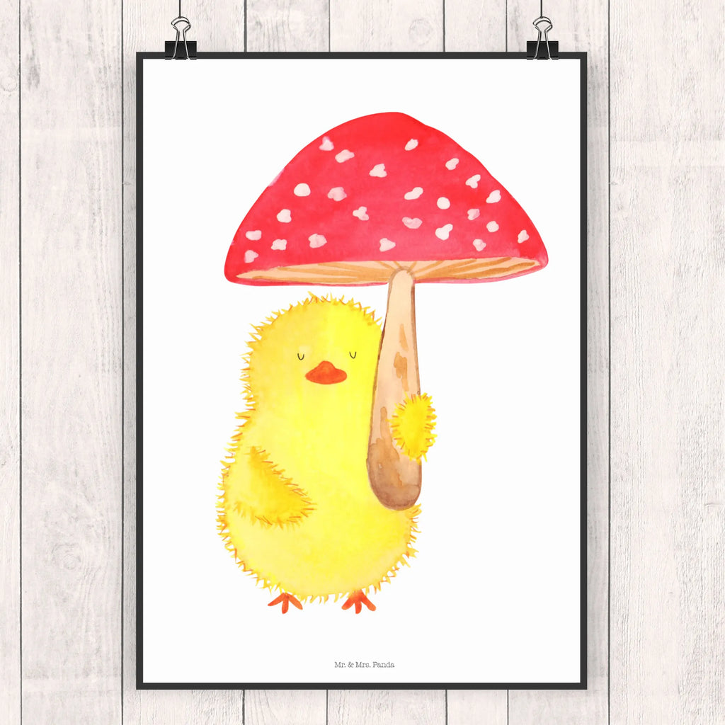 Plakat pisklę muchomor czerwony Kinderposter, Kunstdruck, Wandposter, Bild, Handgemaltes Poster, Posterdruck, Raumdekoration, Küchenposter, Designposter, Poster, Wanddeko, Wanddeko Bild, Wanddekoration, Mr. & Mrs. Panda Poster, Ostern, Osterhase, Ostergeschenke, Osternest, Osterdeko, Geschenke zu Ostern, Ostern Geschenk, Ostergeschenke Kinder, Ostern Kinder, Glückspilz, Küken, Fliegenpilz, Frohe Ostern, Ostergrüße