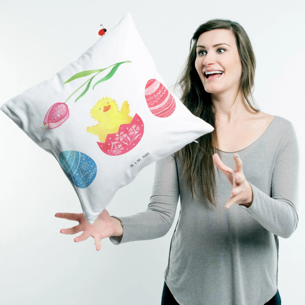 Cushion chick Hatch soft, couch, 40 x 40, pillow case, sofa, cushion, 40x40, bedroom, fluffy, pillows, pad, settee, bed, Pillow, Easter, Easter bunny, Easter egg, happy Easter, Easter greetings, egg, spring fever, best wishes, Easter eggs, joy, greetings, Chicks