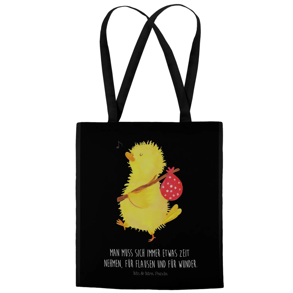Tote bag chick wander Carrier bag, bag, cloth bag, jute bag, shopper, cotton bag, shopping bag, shoulder bag, pouch, Easter, Easter bunny, chick, Easter egg, Easter eggs, nonsense, globetrotters, egg, love, backpacker, time, spring fever, miracles, Easter greetings, happy Easter, greetings, time management, travelling, joy