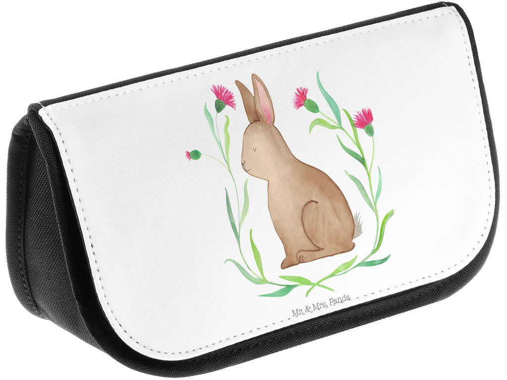 Cosmetics bag Hare Sit Cosmetic bag, Make-up bag, Toilet bag, Sludge bag, Bag, Mudflap case, Wallet, Cosmetics, Easter, Easter bunny, Rabbit, Easter flower, Love, Hare, Happy Easter, Greetings, Easter greetings