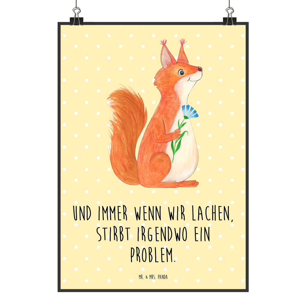 Poster Eichhörnchen Blume Deko Bild, Posterdruck, Wandbild, Wanddekoration, grafikposter, Bild für Wand, Mr. & Mrs. Panda Poster, kunstdruck poster, wandkunst, wanddeko, drucke, Poster, Bild, Wandposter, kunstposter, kunst für die wand, Wanddeko Bild, Kunstdruck, wanddruck, Plakat, Wandschmuck, Designposter, Gute Laune, Tiermotive, Tiere, Lustige Sprüche, Spruch Deko, Spruch Positiv, glücklich Spruch, Motivation Sprüche, Eichhörnchen, Lachen, Motivation Bilder, Spaß, Eichhorn