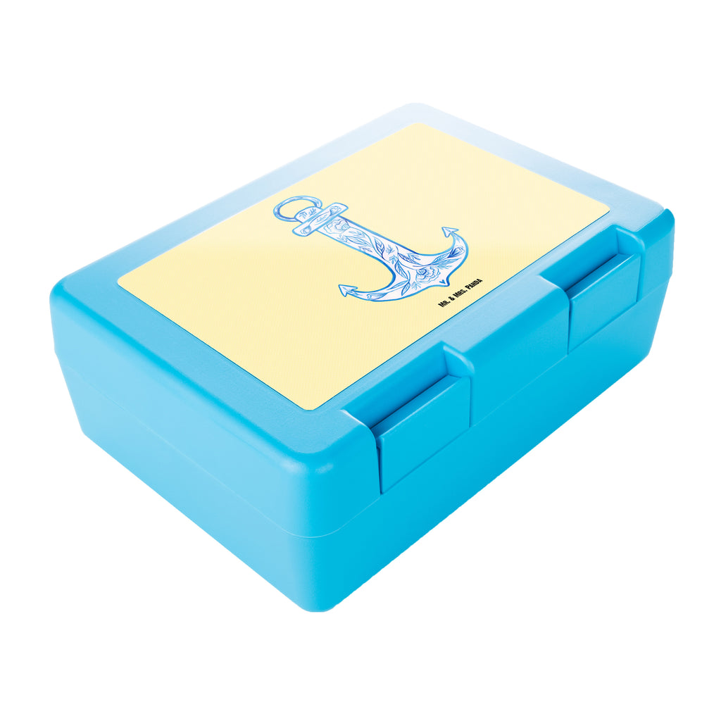 Brotdose Anker Blau Brotbox, Snackbox, Lunch box, Butterbrotdose, Brotzeitbox, Tiermotive, Gute Laune, lustige Sprüche, Tiere