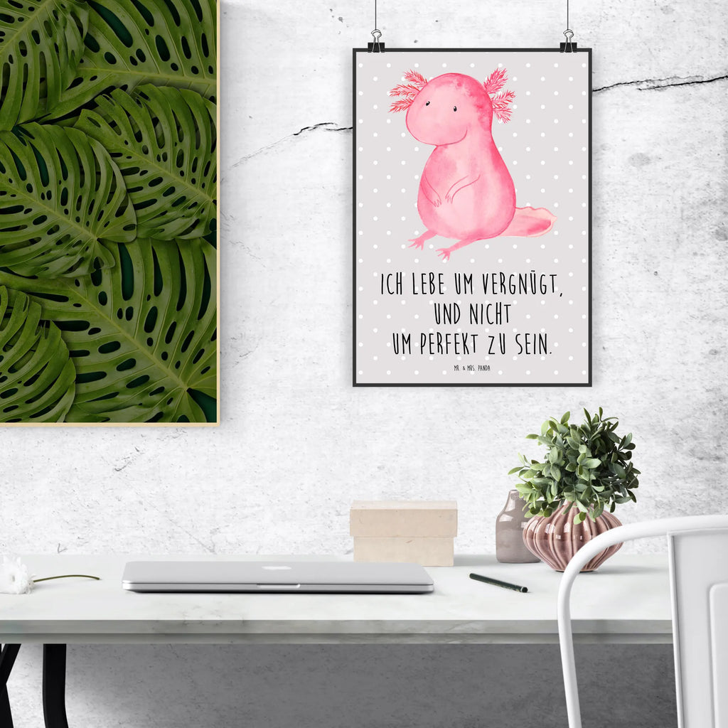 Poster axolotl zero wanddruck, Wandschmuck, drucke, kunstposter, wandkunst, kunstdruck poster, Deko Bild, Wanddeko Bild, kunst für die wand, Poster, Mr. & Mrs. Panda Poster, Designposter, Plakat, Wandbild, Bild für Wand, Wandposter, wanddeko, Posterdruck, Kunstdruck, Wanddekoration, Bild, grafikposter, Molch, Axolotl, Freundin, Vergnügt, Fröhlich, Zufrieden, Lebensweisheit, Weisheit, Liebe, Axolot, Lebensstil