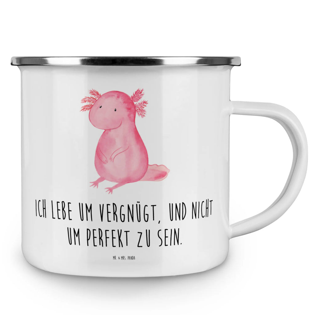 Camping Emaille Tasse Axolotl null Campingtasse, Emailletasse, Kaffeebecher, Kaffeetasse, Teetasse, Emaille Becher, Emaille Tasse, wandertasse, wanderbecher, Pott, reisetasse, Campingbecher, Reisebecher, Tasse Emaille, Metalltasse, Blechtasse, Tasse, Teebecher, blechbecher, metallbecher, Trinkbecher, becher emaille, emaillebecher, Becher, Molch, Axolotl, Zufrieden, Fröhlich, Lebensweisheit, Vergnügt, Liebe, Lebensstil, Axolot, Weisheit, Freundin