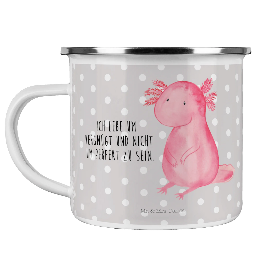 Camping Emaille Tasse Axolotl null Campingtasse, Emailletasse, Kaffeebecher, Kaffeetasse, Teetasse, Emaille Becher, Emaille Tasse, wandertasse, wanderbecher, Pott, reisetasse, Campingbecher, Reisebecher, Tasse Emaille, Metalltasse, Blechtasse, Tasse, Teebecher, blechbecher, metallbecher, Trinkbecher, becher emaille, emaillebecher, Becher, Molch, Axolotl, Zufrieden, Fröhlich, Lebensweisheit, Vergnügt, Liebe, Lebensstil, Axolot, Weisheit, Freundin