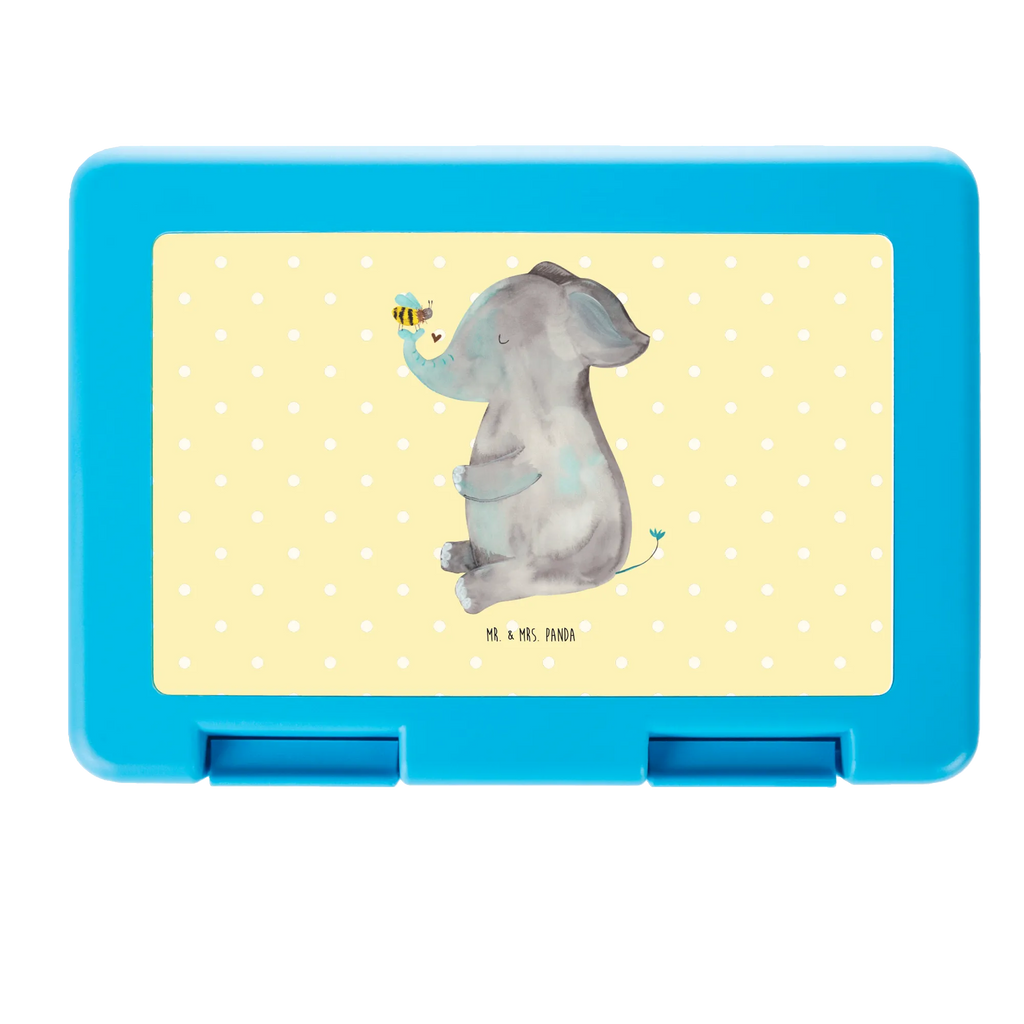 Lunch box elephant bee bread box, lunch box, snack box, sandwich box, BPA-free, small animals, cute, funny, cute animal motives, hand drawn, small world, funny sayings, good mood, happy, gifts, gift ideas, special gifts, animal lover, card, elephant, love, bee, wedding gift, love gift, anniversary, proof of love, marriage proposal, love saying