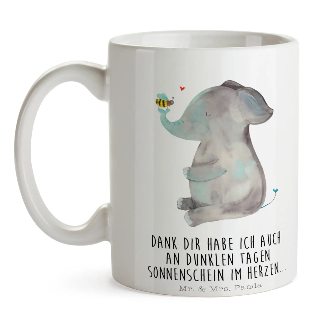 Tasse Elefant Biene Porzellantasse, Bürotasse, Keramiktasse, Tasse, Kaffeetasse, Geschenktasse, Tasse mit Zitaten, Teetasse, Tasse mit Motiven, Tiermotive, Gute Laune, lustige Sprüche, Tiere, Jahrestag, Liebesgeschenk, Liebesbeweis, Elefant, Biene, Heiratsantrag, Hochzeitsgeschenk, Liebe, Liebesspruch