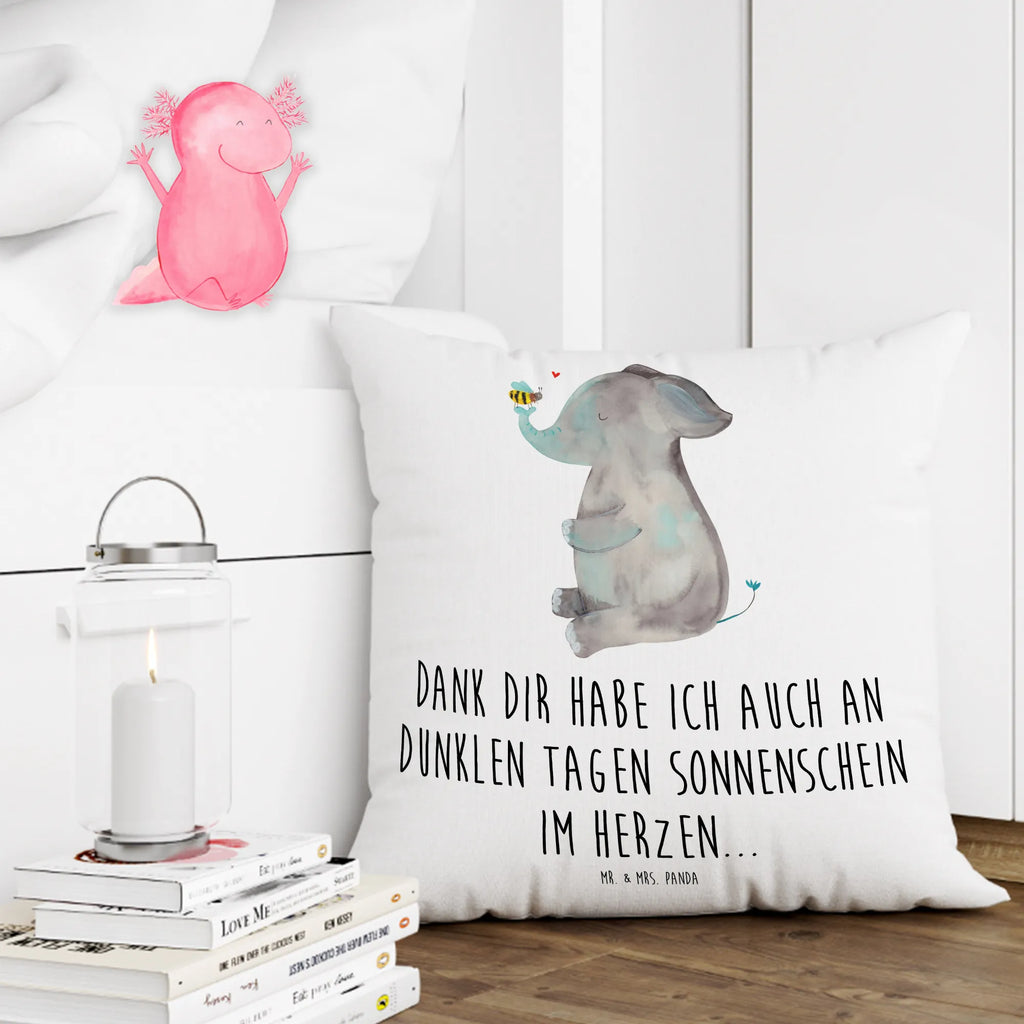 40x40 poduszka słoń pszczoła Motywy zwierzęce, dobra energia, zabawne powiedzonka, zwierzęta