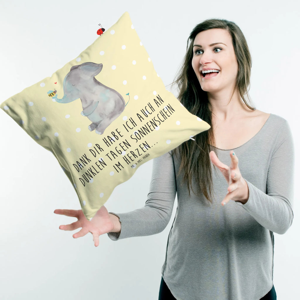 40x40 poduszka słoń pszczoła Motywy zwierzęce, dobra energia, zabawne powiedzonka, zwierzęta