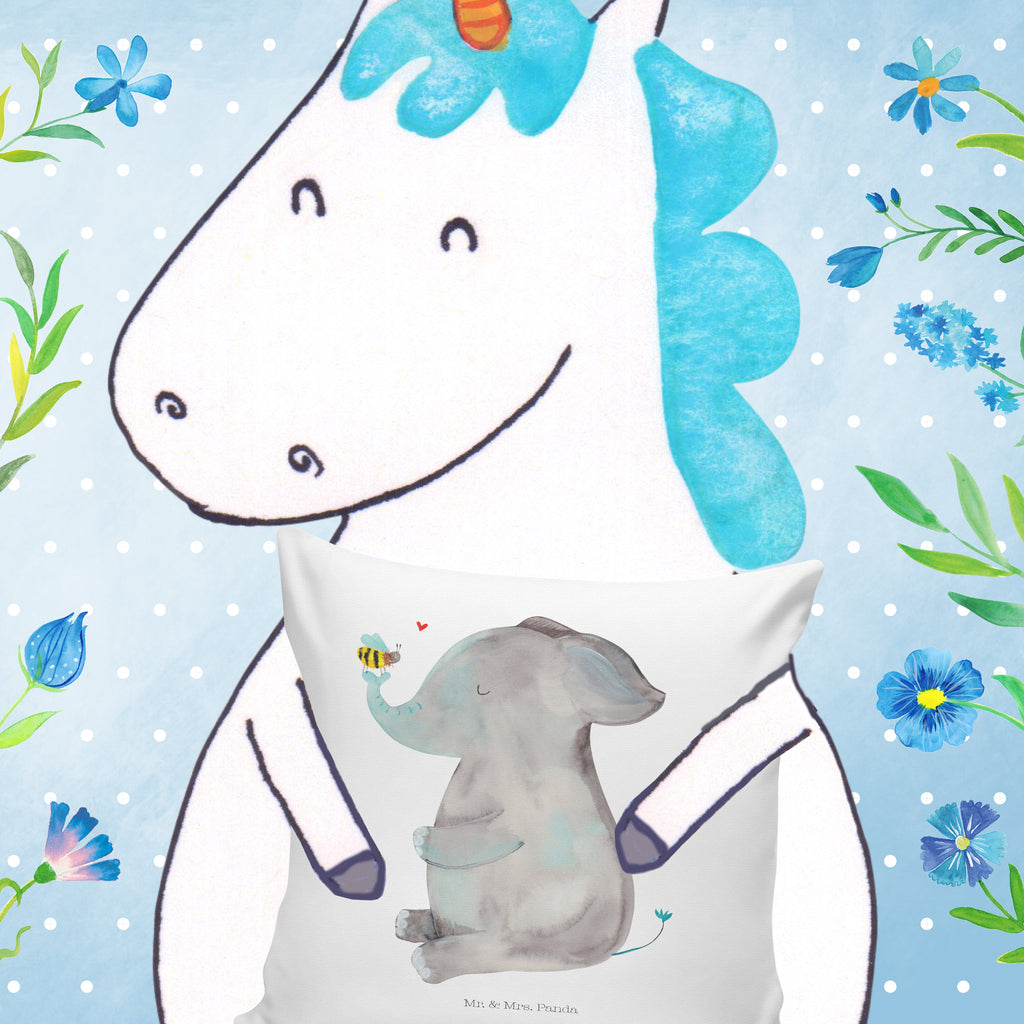 40x40 poduszka słoń pszczoła Motywy zwierzęce, dobra energia, zabawne powiedzonka, zwierzęta