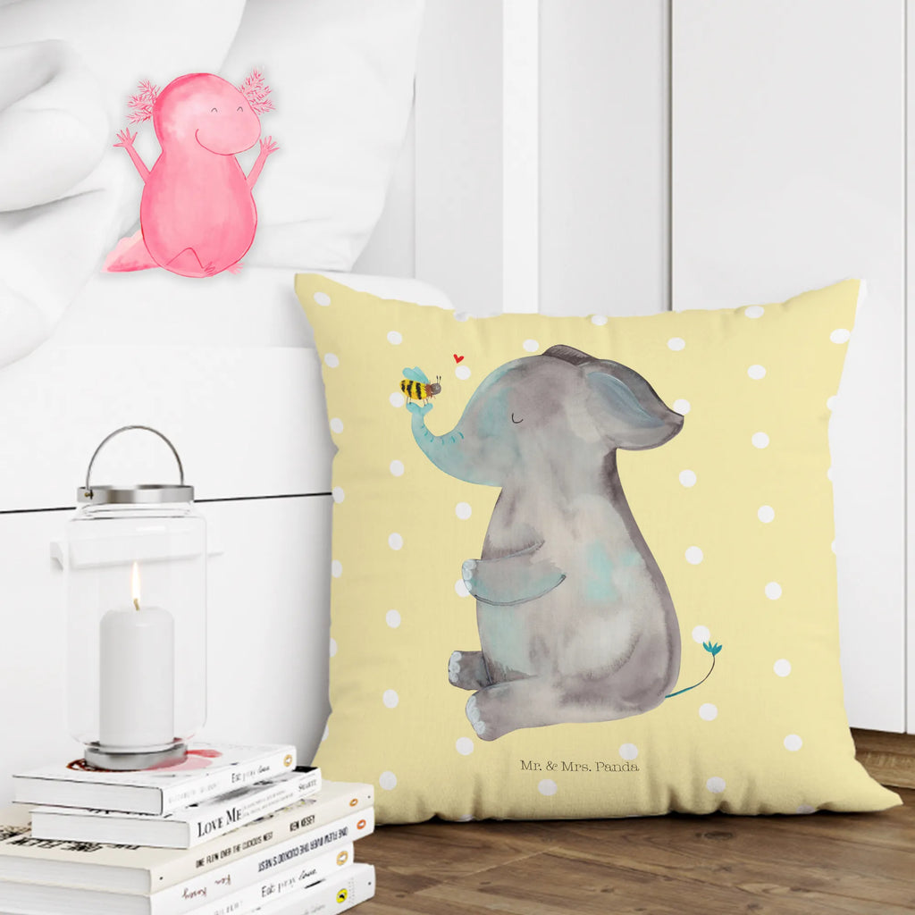 40x40 poduszka słoń pszczoła Motywy zwierzęce, dobra energia, zabawne powiedzonka, zwierzęta