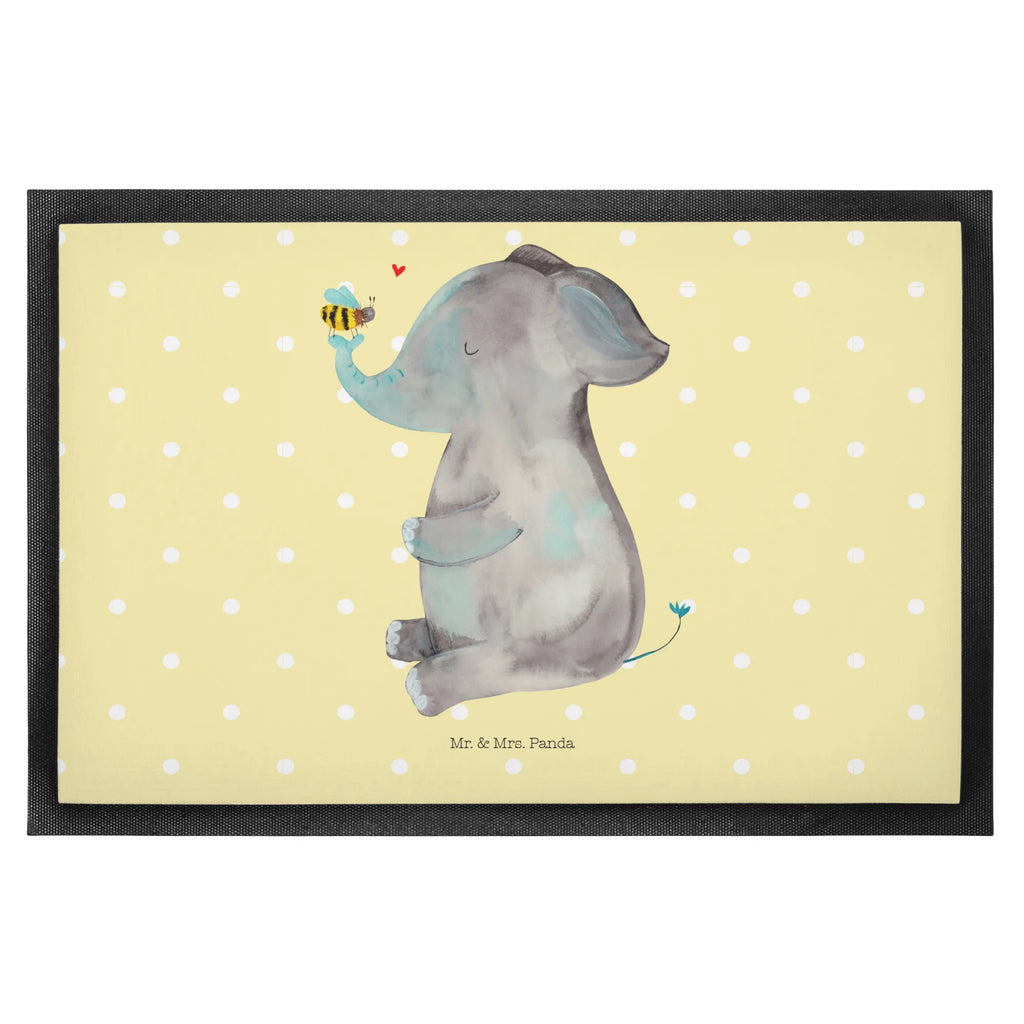 Doormat elephant bee small animals, cute, funny, cute animal motives, hand drawn, small world, funny sayings, good mood, happy, gifts, gift ideas, special gifts, animal lover, card, elephant, proof of love, love gift, love, anniversary, marriage proposal, bee, love saying, wedding gift