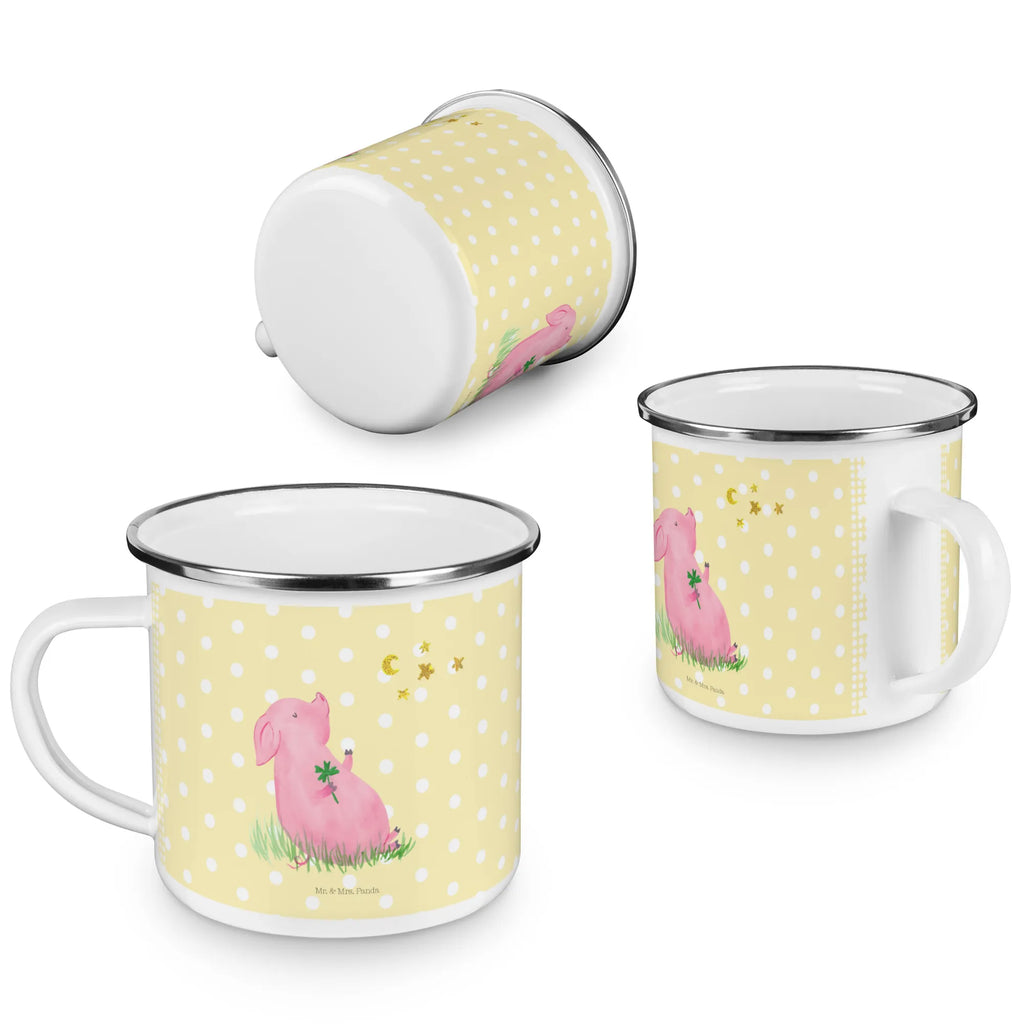 Kempingowy kubek emaliowany świnia Szczęście Kaffeetasse, wanderbecher, Campingtasse, Blechtasse, Teebecher, Emaille Tasse, Emailletasse, becher emaille, blechbecher, Tasse Emaille, Becher, Trinkbecher, Metalltasse, Kaffeebecher, emaillebecher, wandertasse, Tasse, metallbecher, Campingbecher, Teetasse, Pott, reisetasse, Emaille Becher, Reisebecher, Tiere, Tiermotive, Gute Laune, Lustige Sprüche, Motivation, Schwein, Schweinchen, Sernchen, Glücksbringer, Träume, Ziele, Sterne, Glücksschwein. Glück