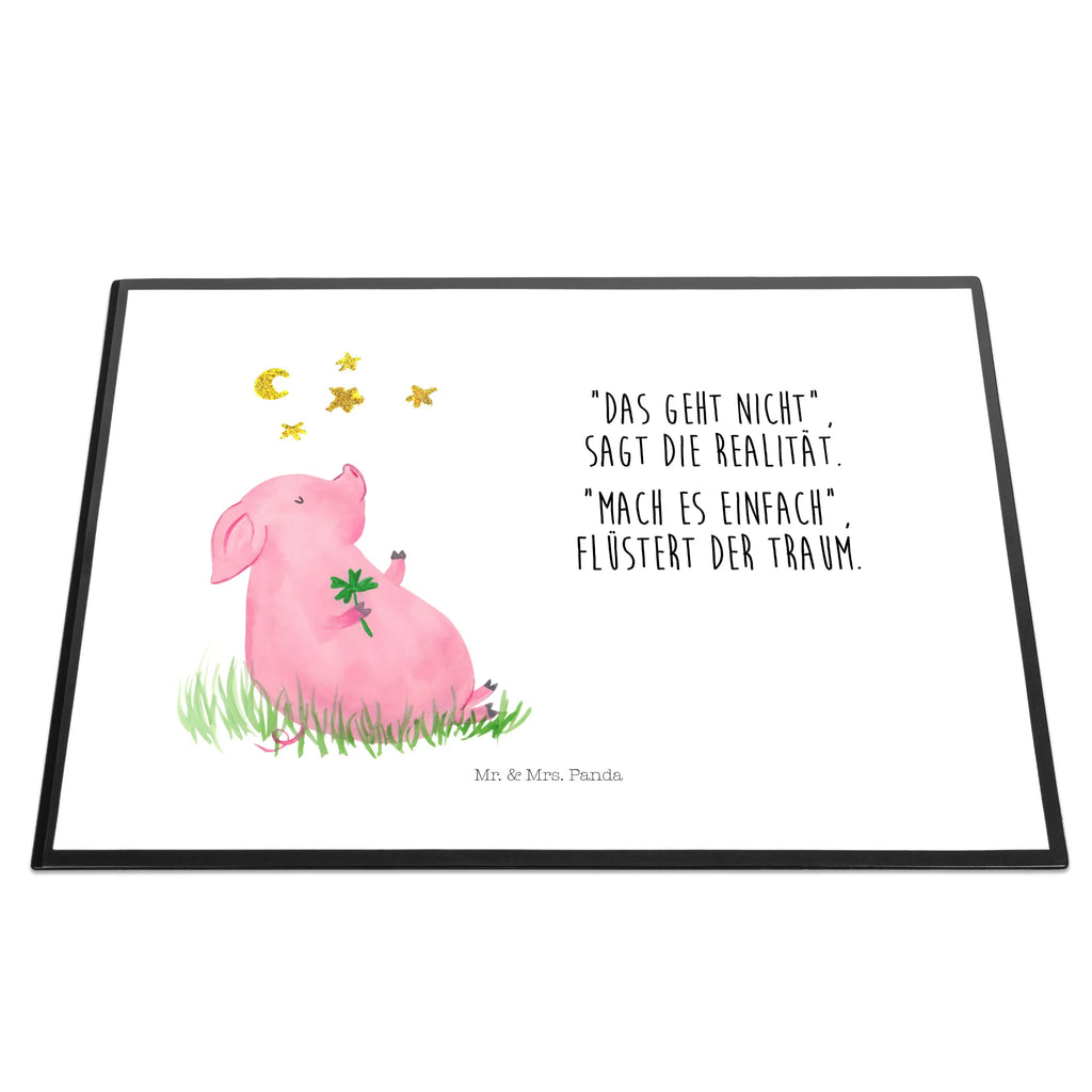 Schreibtischunterlage Schwein Glück Bürobedarf, Schreibwaren, Schreibtisch Unterlagen, Büroartikel, Schreibtischauflage, Schreibtischunterlage Groß, Schreibunterlage, Tiermotive, Gute Laune, lustige Sprüche, Tiere, Motivation, Sterne, Ziele, Träume, Schwein, Sernchen, Schweinchen, Glücksbringer, Glücksschwein. Glück