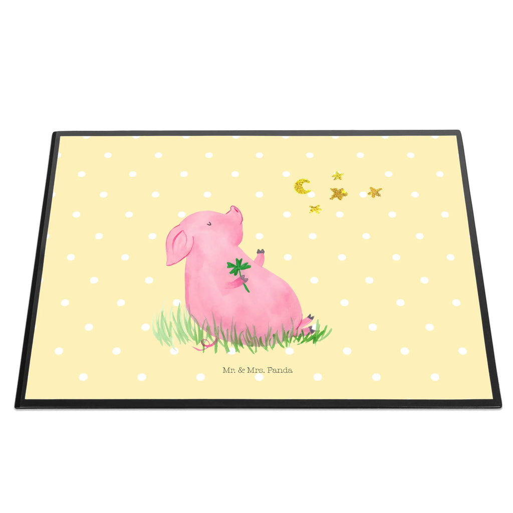 Schreibtischunterlage Schwein Glück Bürobedarf, Schreibwaren, Schreibtisch Unterlagen, Büroartikel, Schreibtischauflage, Schreibtischunterlage Groß, Schreibunterlage, Tiermotive, Gute Laune, lustige Sprüche, Tiere, Motivation, Sterne, Ziele, Träume, Schwein, Sernchen, Schweinchen, Glücksbringer, Glücksschwein. Glück