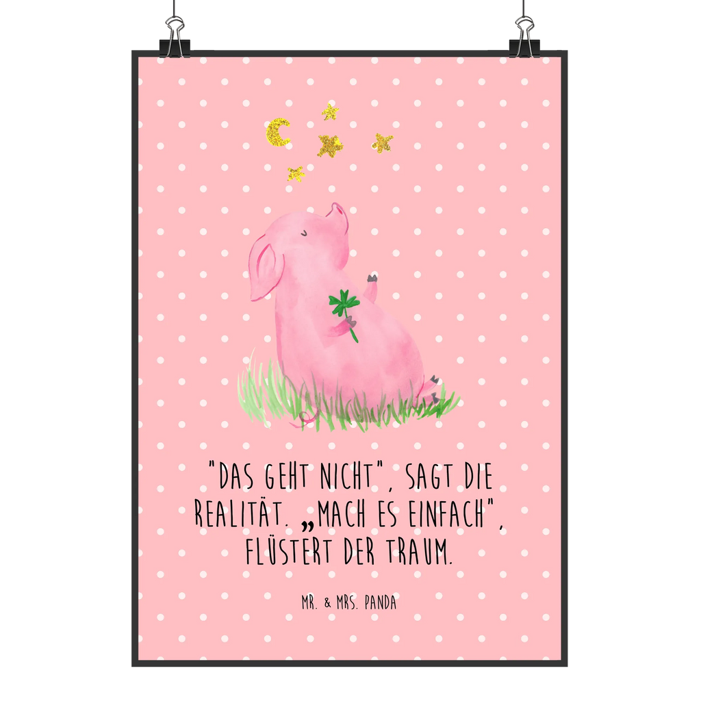 Poster Schwein Glück Deko Bild, Kunstdruck, Wandschmuck, typografie poster, Deko Poster, Bild, wanddeko, wandkunst, Designposter, Wanddeko Bild, Posterdruck, grafikposter, wanddruck, Poster, Design Poster, Mr. & Mrs. Panda Poster, Wandposter, kunstdruck poster, Plakat, drucke, kunstposter, Panda Poster, Wandbild, Wanddekoration, Lustige Sprüche, Tiermotive, Tiere, Gute Laune, Sterne, Schwein, Motivation, Glücksschwein. Glück, Glücksbringer, Schweinchen, Ziele, Sernchen, Träume