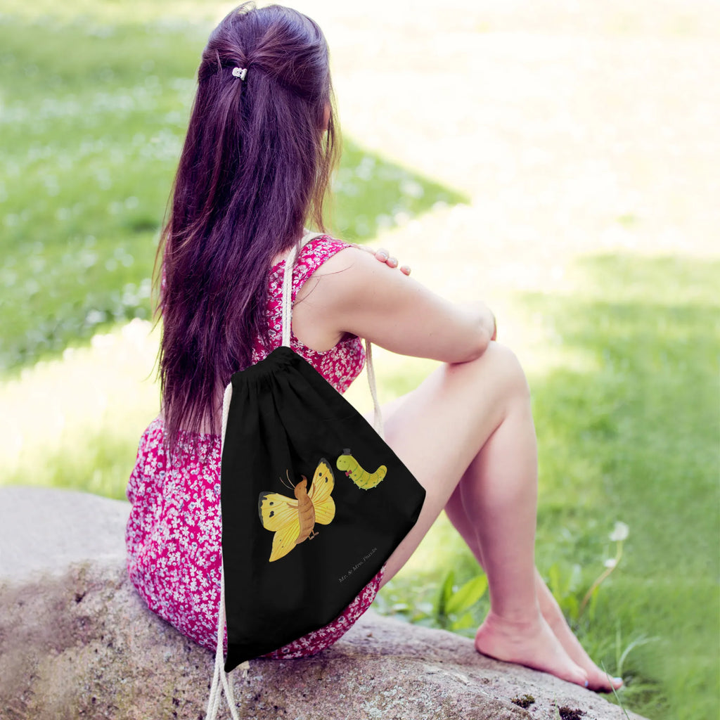 Torba sportowa gąsienica motyl Motywy zwierzęce, dobra energia, zabawne powiedzonka, zwierzęta