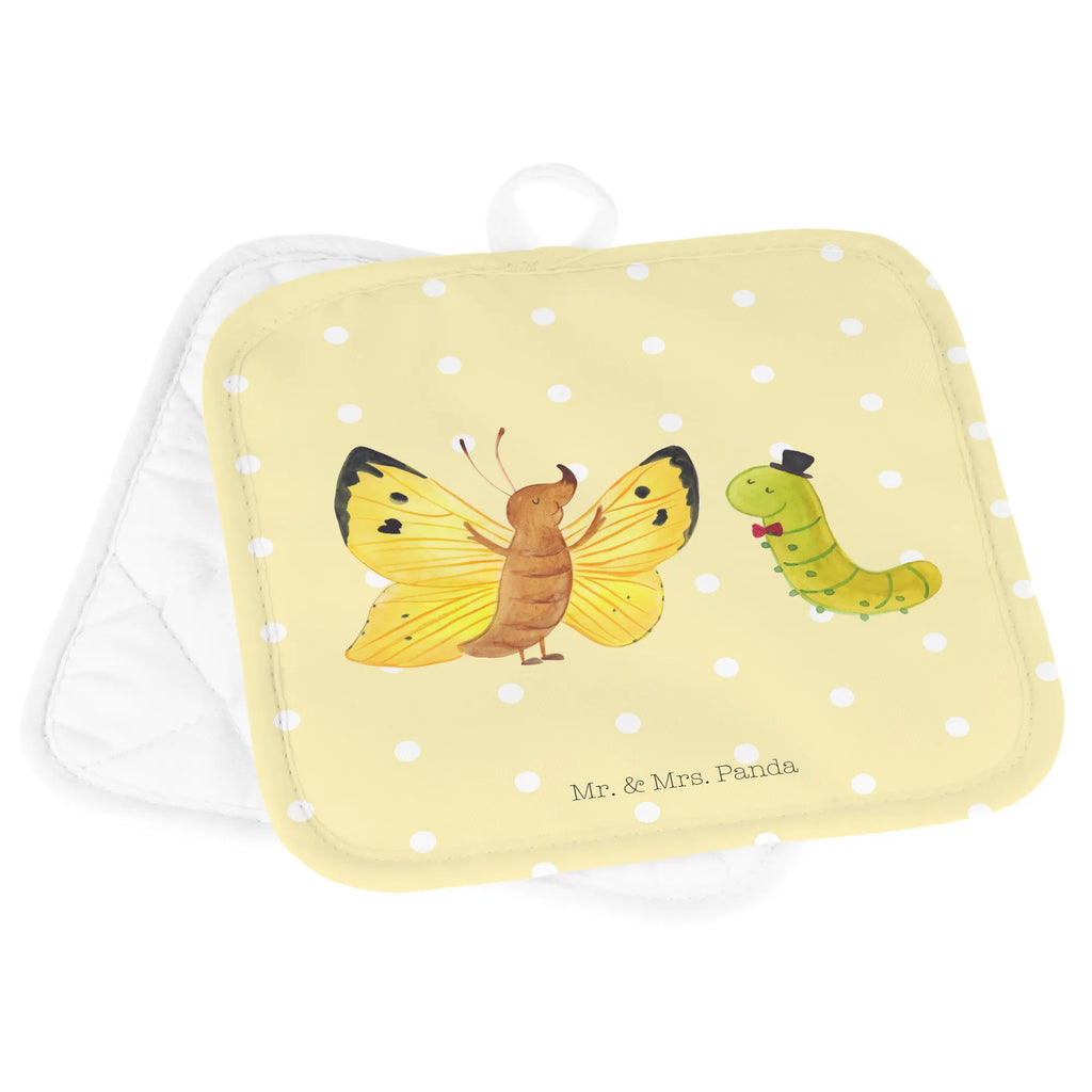 2er Set Topflappen  Raupe & Schmetterling Ofenhandschuhe, Topflappenset, Topflappen lustig, Topfuntersetzer, Topflappen, Topflappen Set, Schöne Topflappen, Topflappen 2er Set, Topfhandschuhe, Topfhandschuh, Topflappen mit Spruch, Ofenhandschuh, Tiermotive, Gute Laune, lustige Sprüche, Tiere, Schönheit, Entwicklung, Raupe, Schmetterling, Kokon, Aufwachsen, Hütchen, Erwachsen werden, Hut, Zitronenfalter