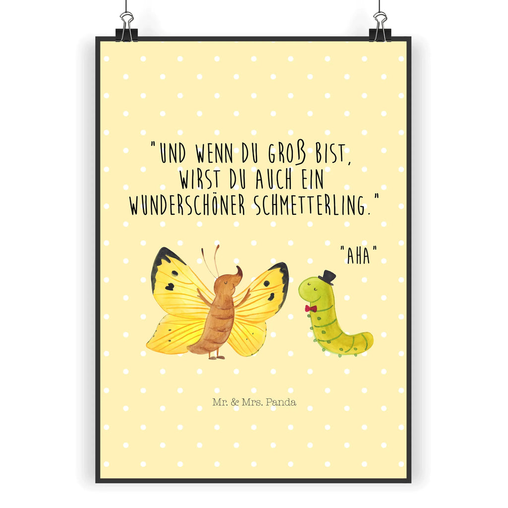 Poster Raupe Schmetterling Design Poster, Deko Poster, Poster, kunstposter, Wanddeko Bild, grafikposter, Posterdruck, drucke, Deko Bild, wanddeko, wanddruck, Wandposter, Wanddekoration, Plakat, wandkunst, Designposter, Panda Poster, Mr. & Mrs. Panda Poster, Wandschmuck, Kunstdruck, kunstdruck poster, Bild, Wandbild, typografie poster, Lustige Sprüche, Tiere, Gute Laune, Tiermotive, Zitronenfalter, Kokon, Schönheit, Hut, Raupe, Hütchen, Entwicklung, Schmetterling, Aufwachsen, Erwachsen Werden