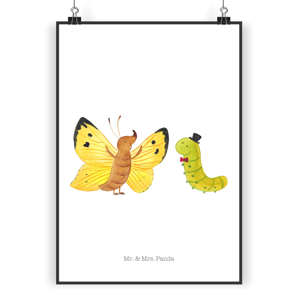 Poster Raupe Schmetterling Design Poster, Deko Poster, Poster, kunstposter, Wanddeko Bild, grafikposter, Posterdruck, drucke, Deko Bild, wanddeko, wanddruck, Wandposter, Wanddekoration, Plakat, wandkunst, Designposter, Panda Poster, Mr. & Mrs. Panda Poster, Wandschmuck, Kunstdruck, kunstdruck poster, Bild, Wandbild, typografie poster, Lustige Sprüche, Tiere, Gute Laune, Tiermotive, Zitronenfalter, Kokon, Schönheit, Hut, Raupe, Hütchen, Entwicklung, Schmetterling, Aufwachsen, Erwachsen Werden