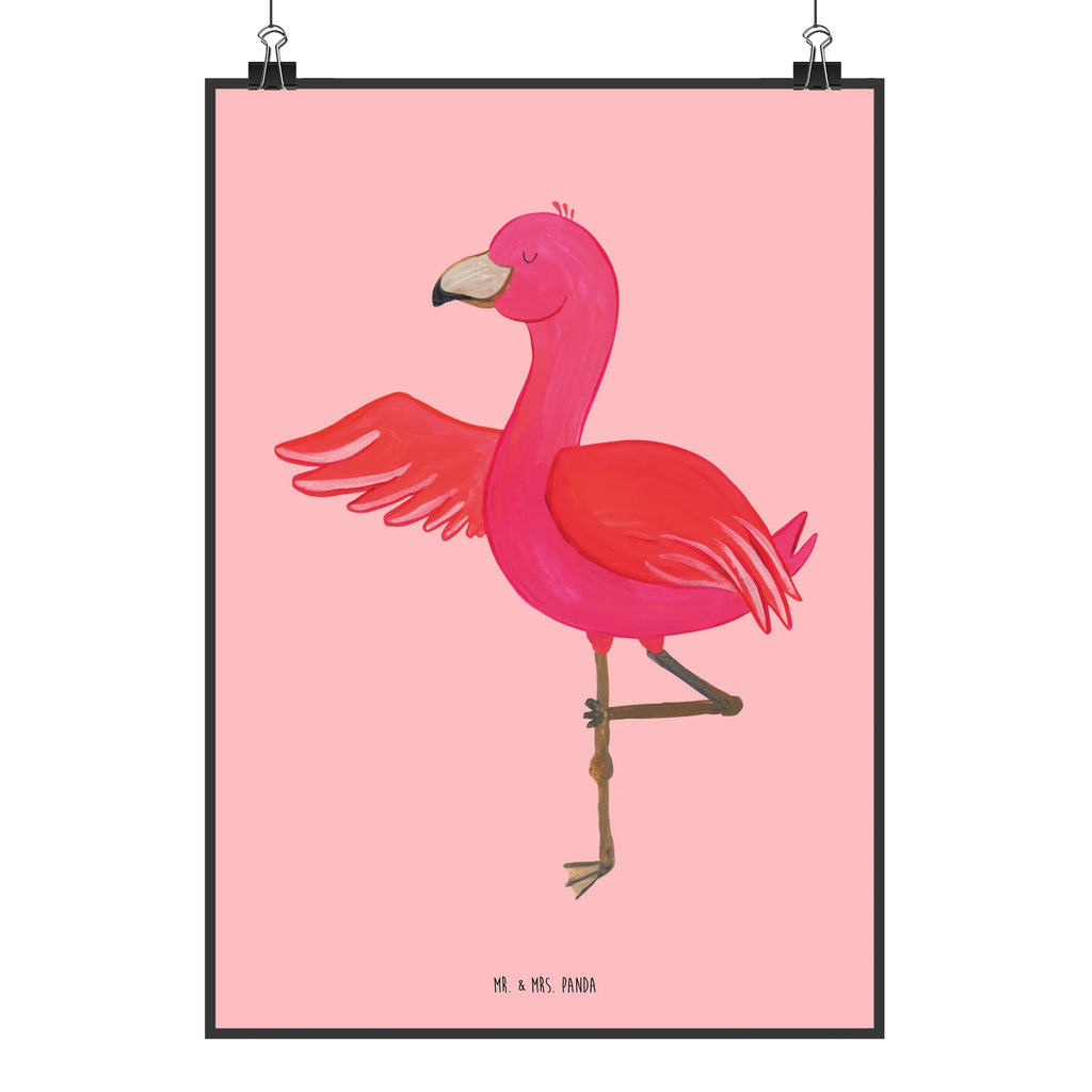 Plakat Flamingo joga wanddeko, Bild für Wand, drucke, grafikposter, Wanddekoration, Wandposter, Designposter, Wandschmuck, Mr. & Mrs. Panda Poster, Posterdruck, kunstposter, Wanddeko Bild, kunst für die wand, Deko Bild, Wandbild, wandkunst, wanddruck, Bild, kunstdruck poster, Plakat, Poster, Kunstdruck, Flamingo, Yoga, Ärger, Namaste, Achtsamkeit, Tiefenentspannung, Aufregen, Entspannung, Yoga-Übung, Vogel