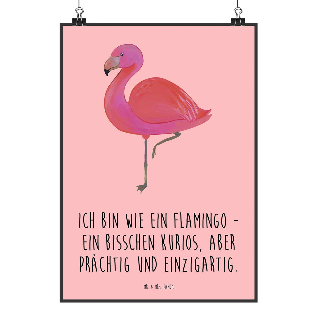 Poster Flamingo Classic Wanddekoration, Mr. & Mrs. Panda Poster, Handgemaltes Poster, Poster, Wandposter, Küchenposter, Posterdruck, Bild, Kunstdruck, Designposter, Wanddeko, Raumdekoration, Kinderposter, Wanddeko Bild, Flamingo, Freundinnen, Einzigartig, Freundin, Außenseiter, Tochter, Selbstliebe, ich, Sohn, Stolz, Spruch, Geschwister, für mich