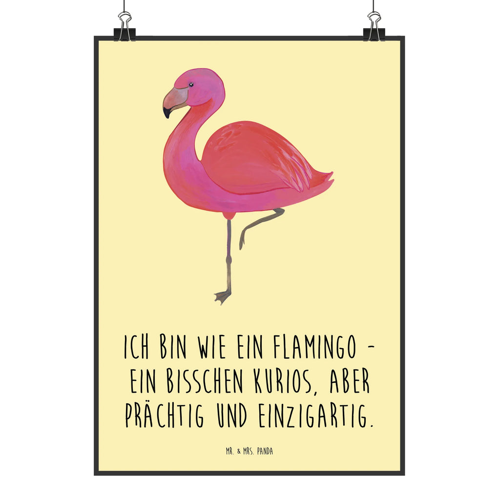 Poster Flamingo Classic Wanddekoration, Mr. & Mrs. Panda Poster, Handgemaltes Poster, Poster, Wandposter, Küchenposter, Posterdruck, Bild, Kunstdruck, Designposter, Wanddeko, Raumdekoration, Kinderposter, Wanddeko Bild, Flamingo, Freundinnen, Einzigartig, Freundin, Außenseiter, Tochter, Selbstliebe, ich, Sohn, Stolz, Spruch, Geschwister, für mich