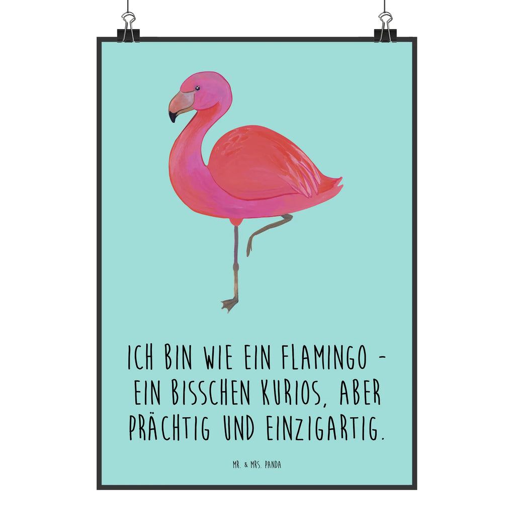 Poster Flamingo Classic Wanddekoration, Mr. & Mrs. Panda Poster, Handgemaltes Poster, Poster, Wandposter, Küchenposter, Posterdruck, Bild, Kunstdruck, Designposter, Wanddeko, Raumdekoration, Kinderposter, Wanddeko Bild, Flamingo, Freundinnen, Einzigartig, Freundin, Außenseiter, Tochter, Selbstliebe, ich, Sohn, Stolz, Spruch, Geschwister, für mich