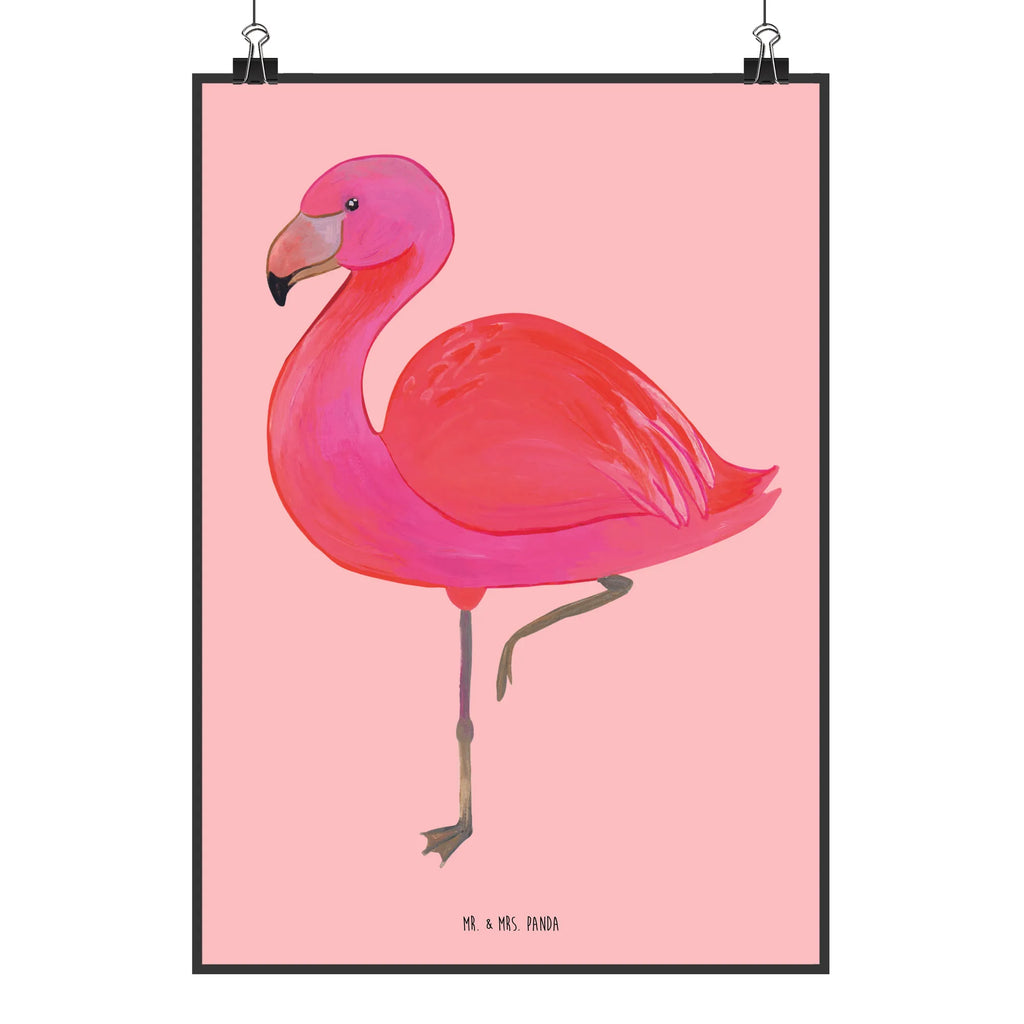 Poster Flamingo Classic Wanddekoration, Mr. & Mrs. Panda Poster, Handgemaltes Poster, Poster, Wandposter, Küchenposter, Posterdruck, Bild, Kunstdruck, Designposter, Wanddeko, Raumdekoration, Kinderposter, Wanddeko Bild, Flamingo, Freundinnen, Einzigartig, Freundin, Außenseiter, Tochter, Selbstliebe, ich, Sohn, Stolz, Spruch, Geschwister, für mich