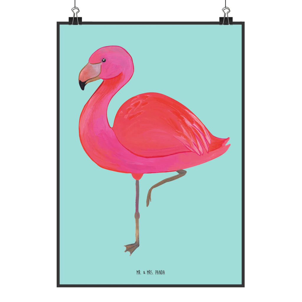 Poster Flamingo Classic Wanddekoration, Mr. & Mrs. Panda Poster, Handgemaltes Poster, Poster, Wandposter, Küchenposter, Posterdruck, Bild, Kunstdruck, Designposter, Wanddeko, Raumdekoration, Kinderposter, Wanddeko Bild, Flamingo, Freundinnen, Einzigartig, Freundin, Außenseiter, Tochter, Selbstliebe, ich, Sohn, Stolz, Spruch, Geschwister, für mich