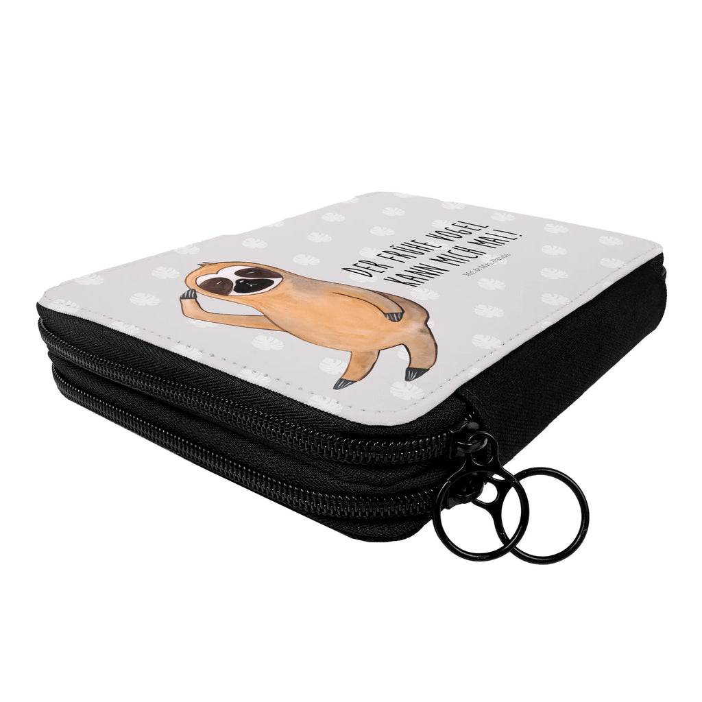 Piórnik leniwiec ptak Stiftemappe, Schlampermäppchen, Etui für Stifte, Schuletui, Mäppchen, Stifteetui, Schreibmappe, Stiftetasche, Schulmäppchen, Bleistiftetui, Schreibetui, Stiftebeutel, Federtasche, Federmappe Set, Farbstiftetui, Bleistift Etui, Stifte Etui, Schüleretui, Zeichenetui, Federmäppchen, Malmappe, Buntstiftetui, Buntstiftmäppchen, Faultier, Faultier Geschenk, Faultier Deko, Vogel, Der Frühe Vogel, Spinner, Früher Vogel, faul, Lieblingstier, Faultiere, Morgenmuffel, Frühaufsteher, Faultierwelt