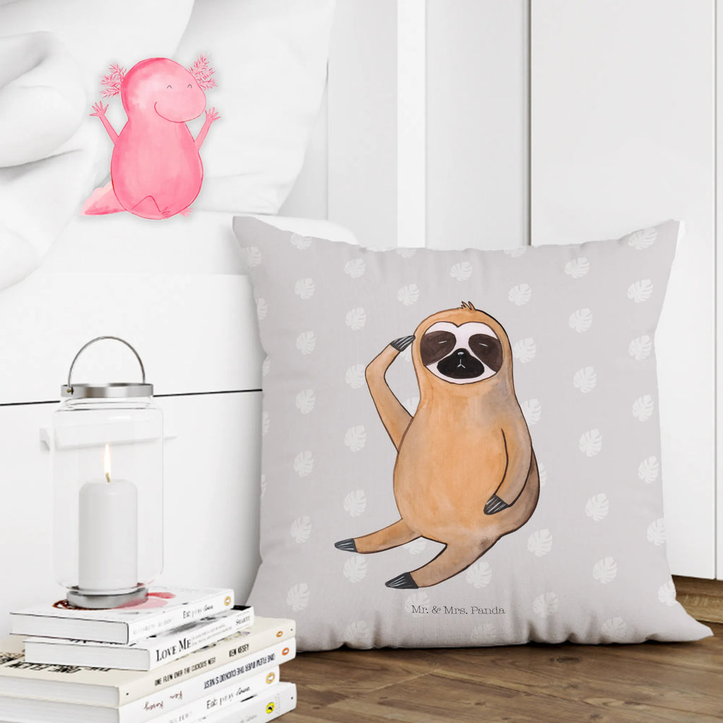 40x40 poduszka leniwiec ptak Leniwiec, prezent z leniwcem, dekoracja z leniwcem