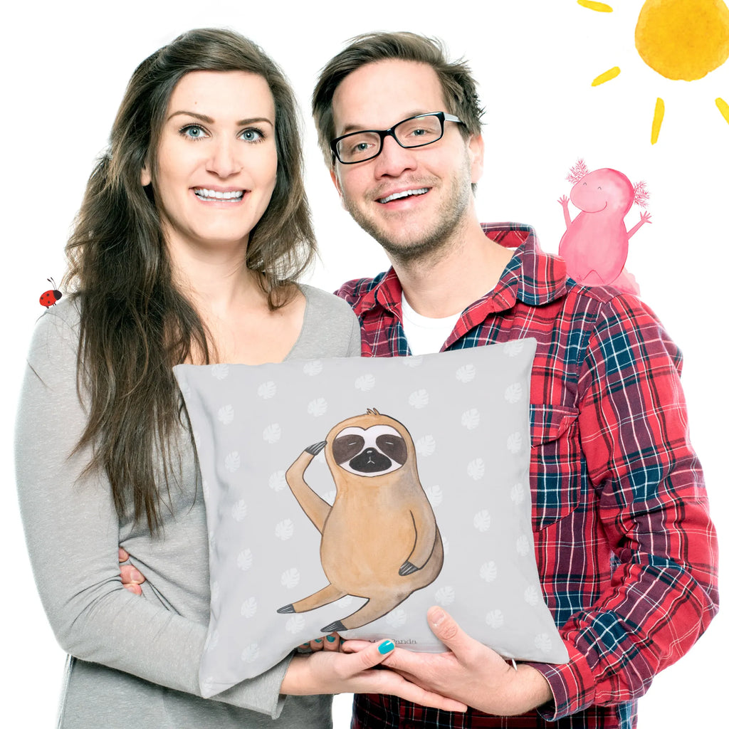 40x40 poduszka leniwiec ptak Leniwiec, prezent z leniwcem, dekoracja z leniwcem