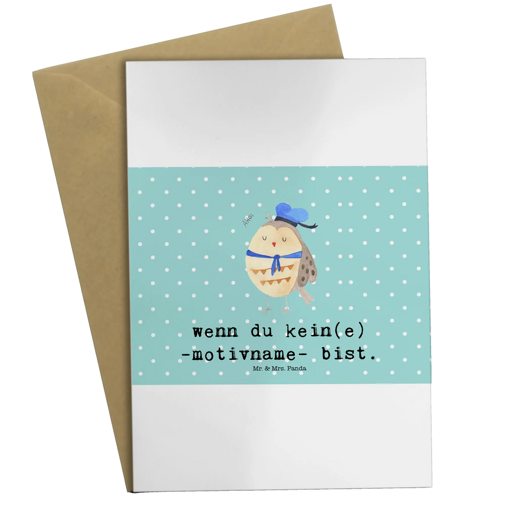 Greetings card Owl sailor neujahrskarte, vatertagskarte, hochzeitskarten, Motivkarte, valentinstagskarte, Glückwunschkarte, osterkarten, genesungskarte, dankeskarten, glückwunschkarten, einladungskarten, weihnachtskarten, firmungskarte, Beileidskarte, abiturkarte, Klappkarte, Grußkarten, osterkarte, babykarte, spruchkarte, Grußkarte, kommunionskarte, jubiläumskarte, Eule, Eule Deko, Matrose, Eule Spruch, Owl, Freundin, Hochzeitstag Geschenk, Seefahrer, Wortspiel Lustig, Ehe, Heimathafen